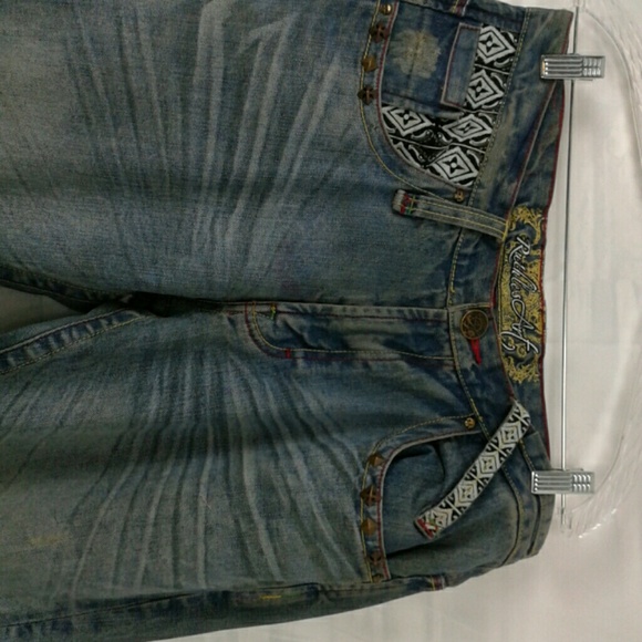 Ruthless art cobra embroidered jeans size 32 - Picture 3 of 8
